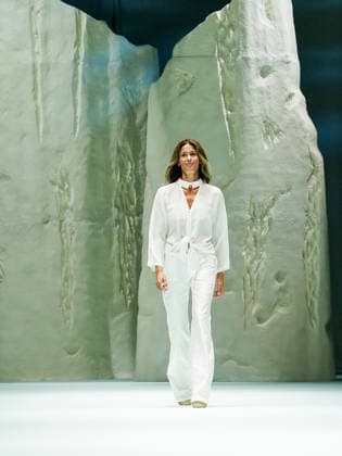 IPA88906739 - Milan, Milan Women™s Fashion Week Spring Summer 2027 - Women™s Fashion, Spring Summer 2027 - Genny fashion show - pictured on the runway: Sara Cavazza Facchini, designer  Copyright: xEmanuelexDexCarlix xEmanuelexDexCarlix IPA88906739