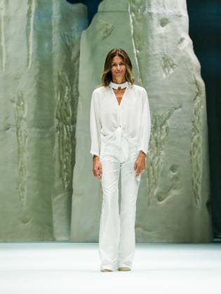 IPA88906745 - Milan, Milan Women™s Fashion Week Spring Summer 2027 - Women™s Fashion, Spring Summer 2027 - Genny fashion show - pictured on the runway: Sara Cavazza Facchini, designer  Copyright: xEmanuelexDexCarlix xEmanuelexDexCarlix IPA88906745