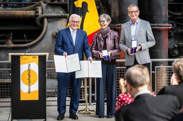 Presentation of the Order of Merit by the Federal President at the Ortszeit in Hattingen ** FOR EDITORIAL USE ONLY Copyright: MartinxMöller doc87qpfbc7nfla4t6gi2h ,EDITORIAL USE ONLY Copyright: MartinxMöller