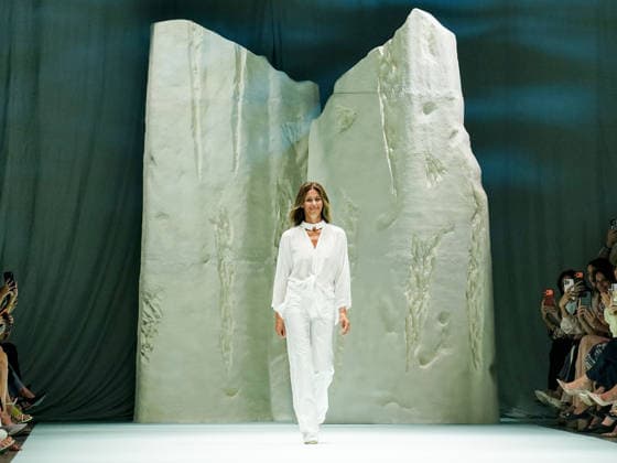 IPA88906737 - Milan, Milan Women™s Fashion Week Spring Summer 2027 - Women™s Fashion, Spring Summer 2027 - Genny fashion show - pictured on the runway: Sara Cavazza Facchini, designer  Copyright: xEmanuelexDexCarlix xEmanuelexDexCarlix IPA88906737