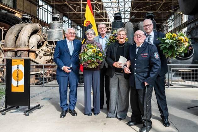 Presentation of the Order of Merit by the Federal President at the Ortszeit in Hattingen ** FOR EDITORIAL USE ONLY ** EDITORIAL USE ONLY ** p Beatrix an Copyright: MartinxMöller doc87qpg2tvg44lqd5uho6 ,EDITORIAL USE ONLY Copyright: MartinxMöller