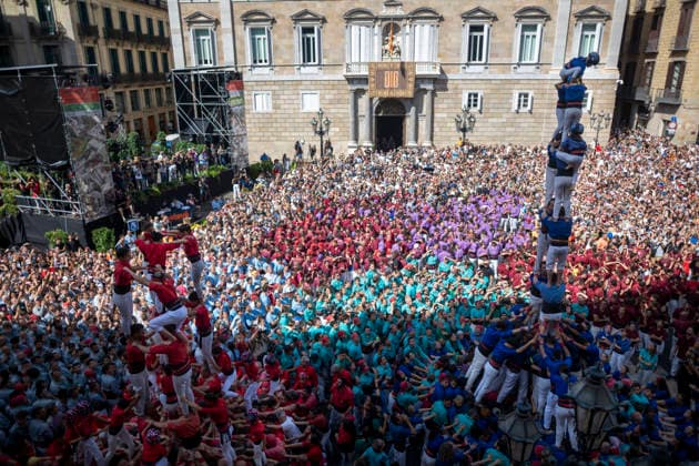 La Mercè Festival in Barcelona: Building a Castell during the Diada Castellera of the La Mercè Festival, on September 24, 2026, in Barcelona, Catalonia, Spain. The 2026 Mercè Festival will be held in Barcelona from September 23 to 27. As the city’s major festival, this year’s festival features more than 109 free concerts, street performances, and its iconic cultural traditions. SEPTEMBER 24, 2026 Lorena Sopê Spain  Copyright: xLorenaxSopÃªnax 7796666