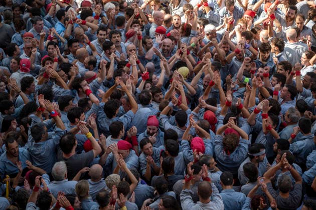 La Mercè Festival in Barcelona: Building a Castell during the Castellera Day of the La Mercè Festival, on September 24, 2026, in Barcelona, Catalonia, Spain. The 2026 Mercè Festival will be held in Barcelona from September 23 to 27. As the city’s major festival, this year’s festival features more than 109 free concerts, street performances, and its iconic cultural traditions. SEPTEMBER 24, 2026 Lorena Sopê Spain  Copyright: xLorenaxSopÃªnax 7796669