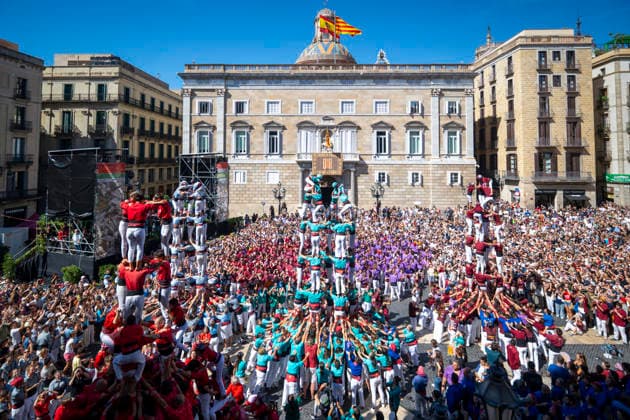 La Mercè Festival in Barcelona: Construction of a Castell during the Castellera Day of the La Mercè Festival, on September 24, 2026, in Barcelona, Catalonia, Spain. The 2026 Mercè Festival will be held in Barcelona from September 23 to 27. As the city’s major annual festival, this year’s festival features more than 109 free concerts, street performances, and its iconic cultural traditions. SEPTEMBER 24, 2026 Lorena Sopê Spain  Copyright: xLorenaxSopÃªnax 7796674