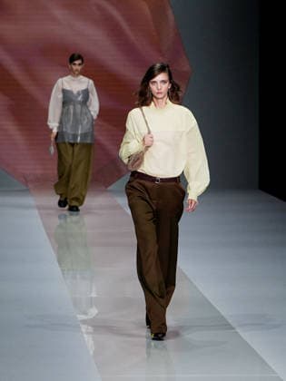 IPA88909264 - Milan, Milan Women™s Fashion Week Spring Summer 2027 - Women™s Fashion, Spring Summer 2027 - Anteprima fashion show - pictured on the runway: model  Copyright: xEmanuelexRobertoxDexCarlix xx IPA88909264