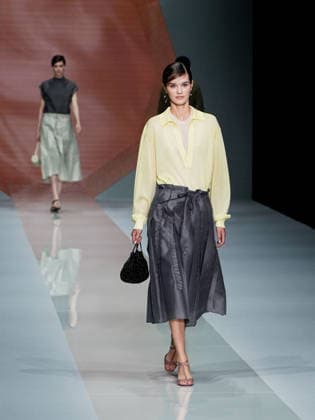 IPA88909246 - Milan, Milan Women™s Fashion Week Spring Summer 2027 - Women™s Fashion, Spring Summer 2027 - Anteprima fashion show - pictured on the runway: model  Copyright: xEmanuelexDexCarlix xEmanuelexDexCarlix IPA88909246