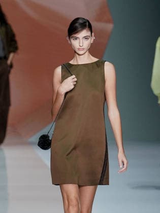 IPA88910023 - Milan, Milan Women™s Fashion Week Spring Summer 2027 - Women™s Fashion, Spring Summer 2027 - Anteprima fashion show - pictured on the runway: model  Copyright: xEmanuelexDexCarlix xEmanuelexDexCarlix IPA88910023