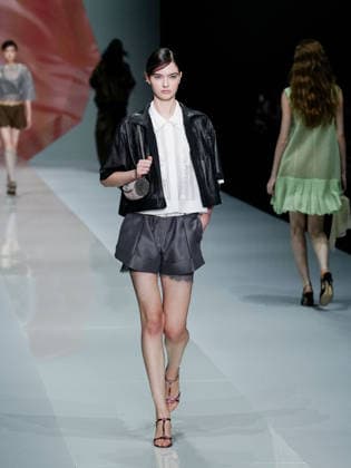 IPA88910055 - Milan, Milan Women™s Fashion Week Spring Summer 2027 - Women™s Fashion, Spring Summer 2027 - Anteprima fashion show - pictured on the runway: model  Copyright: xEmanuelexDexCarlix xEmanuelexDexCarlix IPA88910055