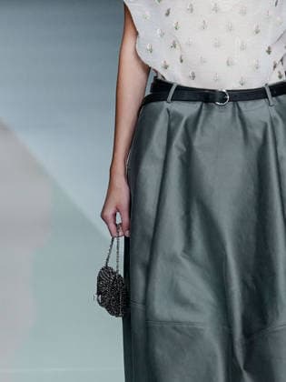 IPA88910075 - Milan, Milan Women™s Fashion Week Spring Summer 2027 - Women™s Fashion, Spring Summer 2027 - Anteprima fashion show - pictured on the runway: model  Copyright: xEmanuelexDexCarlix xEmanuelexDexCarlix IPA88910075