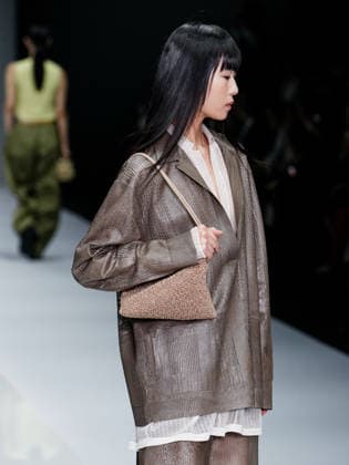 IPA88910740 - Milan, Milan Women™s Fashion Week Spring Summer 2027 - Women™s Fashion, Spring Summer 2027 - Anteprima fashion show - pictured on the runway: model  Copyright: xEmanuelexDexCarlix xEmanuelexDexCarlix IPA88910740