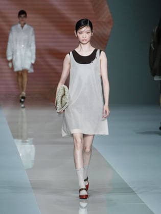 IPA88910752 - Milan, Milan Women™s Fashion Week Spring Summer 2027 - Women™s Fashion, Spring Summer 2027 - Anteprima fashion show - pictured on the runway: model  Copyright: xEmanuelexDexCarlix xEmanuelexDexCarlix IPA88910752