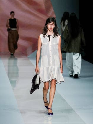 IPA88910696 - Milan, Milan Women™s Fashion Week Spring Summer 2027 - Women™s Fashion, Spring Summer 2027 - Anteprima fashion show - pictured on the runway: model  Copyright: xEmanuelexDexCarlix xEmanuelexDexCarlix IPA88910696