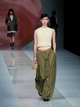 IPA88910724 - Milan, Milan Women™s Fashion Week Spring Summer 2027 - Women™s Fashion, Spring Summer 2027 - Anteprima fashion show - pictured on the runway: model  Copyright: xEmanuelexDexCarlix xEmanuelexDexCarlix IPA88910724