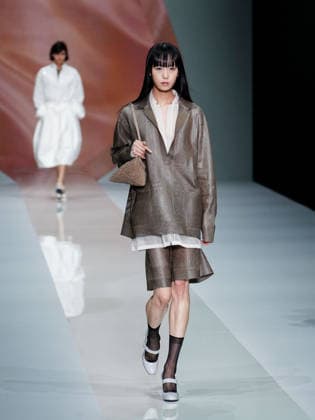 IPA88910732 - Milan, Milan Women™s Fashion Week Spring Summer 2027 - Women™s Fashion, Spring Summer 2027 - Anteprima fashion show - pictured on the runway: model  Copyright: xEmanuelexDexCarlix xEmanuelexDexCarlix IPA88910732