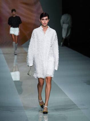 IPA88910761 - Milan, Milan Women™s Fashion Week Spring Summer 2027 - Women™s Fashion, Spring Summer 2027 - Anteprima fashion show - pictured on the runway: model  Copyright: xEmanuelexDexCarlix xEmanuelexDexCarlix IPA88910761