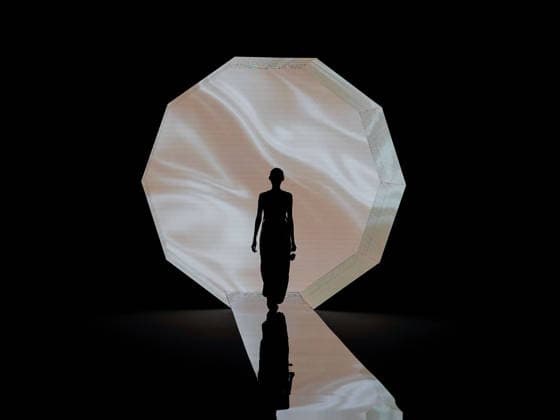IPA88910792 - Milan, Milan Women™s Fashion Week Spring Summer 2027 - Women™s Fashion, Spring Summer 2027 - Anteprima fashion show - pictured on the runway: model  Copyright: xEmanuelexDexCarlix xEmanuelexDexCarlix IPA88910792