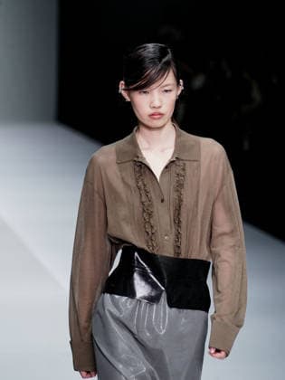 IPA88909229 - Milan, Milan Women™s Fashion Week Spring Summer 2027 - Women™s Fashion, Spring Summer 2027 - Anteprima fashion show - pictured on the runway: model  Copyright: xEmanuelexDexCarlix xEmanuelexDexCarlix IPA88909229