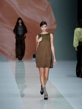 IPA88910018 - Milan, Milan Women™s Fashion Week Spring Summer 2027 - Women™s Fashion, Spring Summer 2027 - Anteprima fashion show - pictured on the runway: model  Copyright: xEmanuelexDexCarlix xEmanuelexDexCarlix IPA88910018
