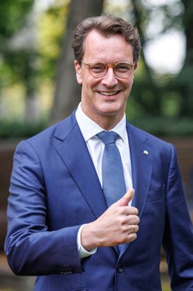 Cologne-Rhine-Ruhr Bid for the Olympic and Paralympic Games: Minister President Hendrik Wuest at the Cologne-Rhine-Ruhr Bid for the Olympic and Paralympic Games on September 24, 2026, in Berlin, Berlin, Berlin, Germany, Westwind