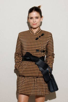 MFW - Max Mara Front Row Kate Mara. at Max Mara fashion show during Milan Women’s Fashion Week Spring Summer 2027, in Milan, Italy on September 24, 2026. Phtoo by Cinzia Camela IPA ABACAPRESS.COM Milan Italy  Copyright: xIPA ABACAx