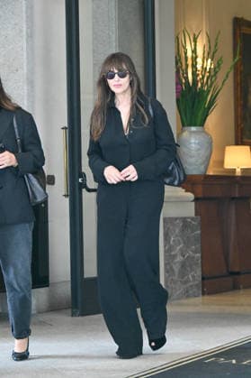 IPA88912729 - Milan, Fashion Week, leaving Palazzo Parigi In the photo: Monica Bellucci  Copyright: xManuelexMangiarotti ipa-agency.netx xManuelexMangiarottix IPA88912729