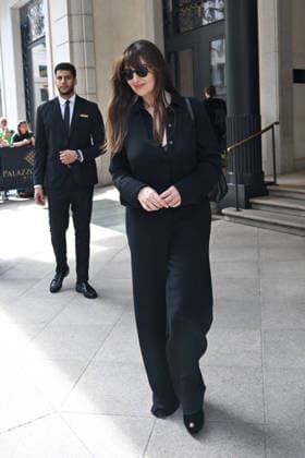 IPA88912701 - Milan, Fashion Week, leaving Palazzo Parigi Pictured: Monica Bellucci  Copyright: xManuelexMangiarotti ipa-agency.netx xManuelexMangiarottix IPA88912701