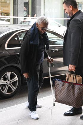 IPA88912807 - Milan, Fashion Week, leaving Palazzo Parigi Pictured: Bethann Hardison  Copyright: xManuelexMangiarotti ipa-agency.netx xManuelexMangiarottix IPA88912807