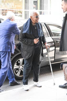 IPA88912810 - Milan, Fashion Week, leaving Palazzo Parigi In the photo: Bethann Hardison  Copyright: xManuelexMangiarotti ipa-agency.netx xManuelexMangiarottix IPA88912810