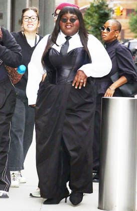 NEW YORK, NY- SEPTEMBER 24: Gabourey Sidibe seen at Good Morning America on September 24, 2026 in New York City. Credit; RW MediaPunch Copyright: xRWx