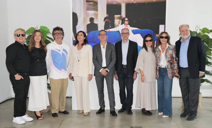 IPA88917005 - Milano, Italy WHITE Milano Fashion District Official opening of the September 2026 edition In the photo: Massimiliano Bizzi, Founder of WHITE; Brenda Bellei, CEO of WHITE; Moreno Vignolini, President of Confartigianato Moda; Antonio Bruzzone, General Manager of Bologna Fiere; Stefania Vismara, General Manager of WHITE SHOW MILANO  Copyright: xNickxZonnax xNickxZonnax IPA88917005