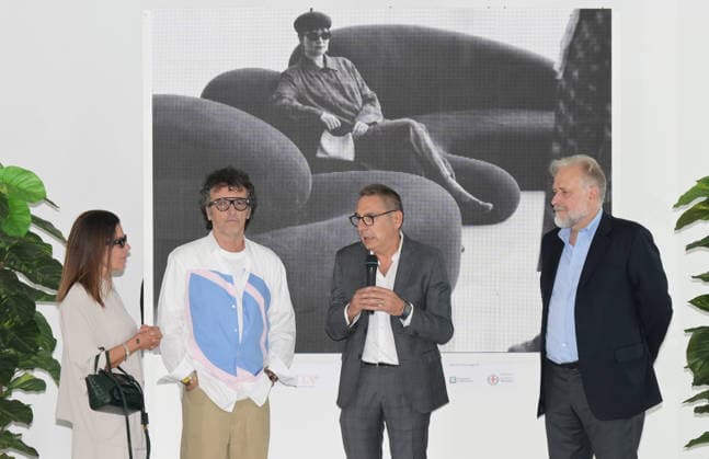 IPA88916992 - Milanoi, Italy WHITE Milano Fashion District official opening of the September 2026 edition In the photo: Massimiliano Bizzi, Founder of WHITE; Brenda Bellei, CEO of WHITE; Moreno Vignolini, President of Confartigianato Moda; Antonio Bruzzone, General Manager of Bologna Fiere  Copyright: xNickxZonnax xNickxZonnax IPA88916992