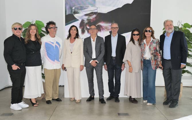 IPA88917004 - Milano, Italy WHITE Milano Fashion District Official opening of the September 2026 edition In the photo: Massimiliano Bizzi, Founder of WHITE; Brenda Bellei, CEO of WHITE; Moreno Vignolini, President of Confartigianato Moda; Antonio Bruzzone, General Manager of Bologna Fiere; Stefania Vismara, General Manager of WHITE SHOW MILANO  Copyright: xNickxZonnax xNickxZonnax IPA88917004