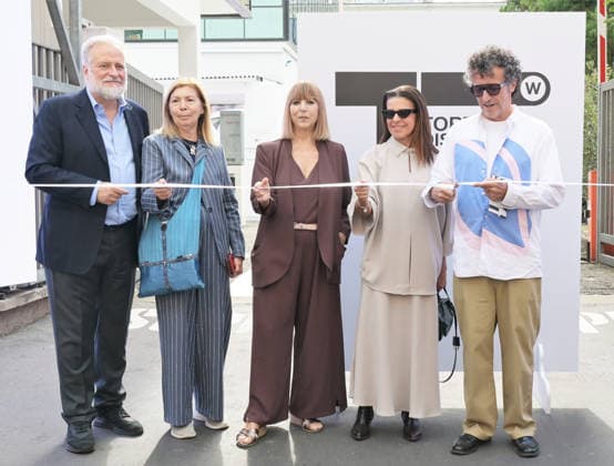 IPA88916987 - Milanoi, Italy WHITE Milano Fashion District official opening of the September 2026 edition In the photo: ribbon-cutting ceremony with Massimiliano Bizzi, founder of WHITE; Brenda Bellei, CEO of WHITE; Gisella Borioli of Fuorisalone; and Antonio Bruzzone, general manager of Bologna Fiere  Copyright: xNickxZonnax xNickxZonnax IPA88916987