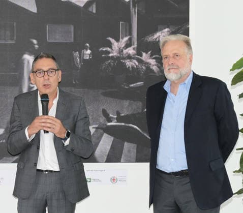 IPA88916995 - Milan, Italy WHITE Milan Fashion District official opening of the September 2026 edition In the photo: Moreno Vignolini, President of Confartigianato Moda; Antonio Bruzzone, General Manager of Bologna Fiere  Copyright: xNickxZonnax xNickxZonnax IPA88916995
