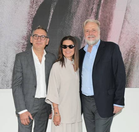 IPA88917010 - Milan, Italy WHITE Milano Fashion District official opening of the September 2026 edition In the photo: Brenda Bellei, CEO of WHITE; Moreno Vignolini, President of Confartigianato Moda; Antonio Bruzzone, General Manager of Bologna Fiere  Copyright: xNickxZonnax xNickxZonnax IPA88917010
