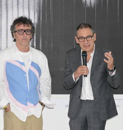 IPA88916994 - Milan, Italy WHITE Milano Fashion District Official opening of the September 2026 edition In the photo: Massimiliano Bizzi, Founder of WHITE; Moreno Vignolini, President of Confartigianato Moda  Copyright: xNickxZonnax xNickxZonnax IPA88916994