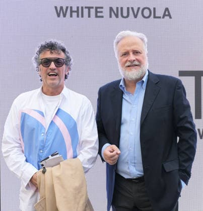 IPA88917007 - Milan, Italy WHITE Milan Fashion District official opening of the September 2026 edition In the photo: Massimiliano Bizzi, Founder of WHITE; Antonio Bruzzone, General Manager of Bologna Fiere  Copyright: xNickxZonnax xNickxZonnax IPA88917007