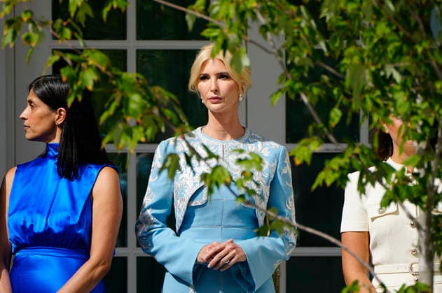 President Donald Trump s daughter Ivanka Trump attends a welcoming ceremony for Chinese President Xi Jinping at the White House in Washington DC on Thursday, September 24, 2026. Xi is on a three-day state visit to the U.S. and will hold talks with U.S. officials on tariffs, AI, and other issues.  WAP20260924710 BONNIExCASH
