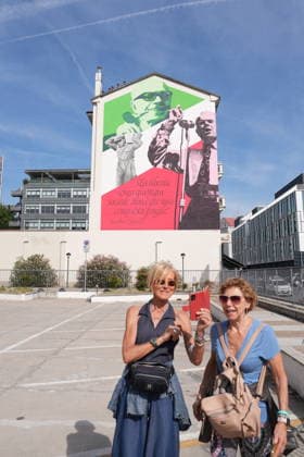 IPA88919554 - Milan, September 24, 2026: Unveiling of the mural dedicated to Sandro Pertini on Via Oglio  Copyright: xDuilioxPiaggesix xDuilioxPiaggesix IPA88919554