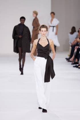 IPA88919631 - Milan, Milan Women™s Fashion Week Spring Summer 2027 - Women™s Fashion, Spring Summer 2027 - Max Mara fashion show - pictured on the runway: Model  Copyright: xCinziaxCamelax xx IPA88919631