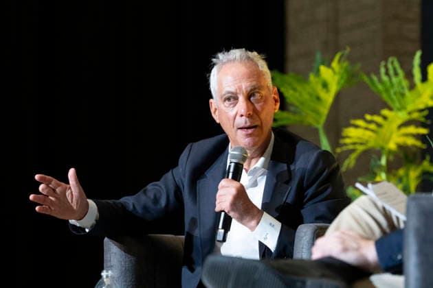 September 24, 2026, Austin, Tx, USA: Former White House Chief of Staff and mayor of Chicago RAHM EMMANUEL give his point of view on the state of the Trump administration during day one of the 2026 Texas Tribune Festival on September 24, 2026. Austin USA  - ZUMAd150 20260924_znp_d150_009 Copyright: xBobxDaemmrichx