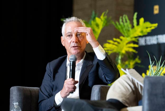 September 24, 2026, Austin, Tx, USA: Former White House Chief of Staff and mayor of Chicago RAHM EMMANUEL give his point of view on the state of the Trump administration during day one of the 2026 Texas Tribune Festival on September 24, 2026. Austin USA  - ZUMAd150 20260924_znp_d150_011 Copyright: xBobxDaemmrichx