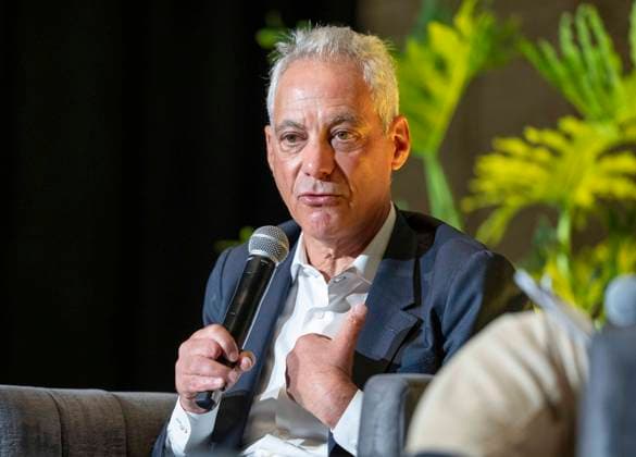 September 24, 2026, Austin, Tx, USA: Former White House Chief of Staff and mayor of Chicago RAHM EMMANUEL give his point of view on the state of the Trump administration during day one of the 2026 Texas Tribune Festival on September 24, 2026. Austin USA  - ZUMAd150 20260924_znp_d150_014 Copyright: xBobxDaemmrichx