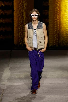 Runway at the Onitsuka Tiger fashion show during Milan Fashion Week Women s Spring Summer 2027 on September 23, 2026, in Milan, Italy Bestimage Milano Italy  Copyright: xAgencex xBestimagexAgencex xBestimagex