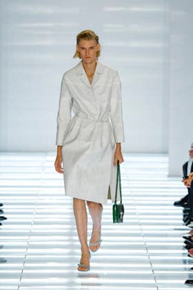 Runway at the Prada fashion show during Milan Fashion Week Women s Spring Summer 2027 on September 22, 2026, in Milan, Italy Bestimage Milan, Italy  Copyright: xAgencex xBestimagexAgencex xBestimagex