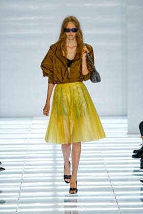 Runway at the Prada fashion show during Milan Fashion Week Women s Spring Summer 2027 on September 22, 2026, in Milan, Italy Bestimage Milan, Italy  Copyright: xAgencex xBestimagexAgencex xBestimagex