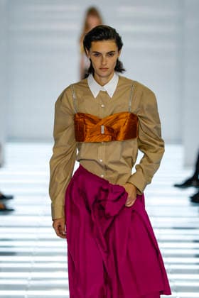 Runway at the Prada fashion show during Milan Fashion Week Women s Spring Summer 2027 on September 22, 2026, in Milan, Italy Bestimage Milan, Italy  Copyright: xAgencex xBestimagexAgencex xBestimagex