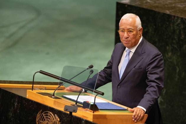 September 24, 2026, New York City, USA: President of the European Council AntoÂ³nio Costa addresses the General Debate of the 81st session of the United Nations General Assembly at the UN Headquarters in New York City New York City USA - ZUMAl194 20260924_zip_l194_016 Copyright: xMarekxLadzinskix