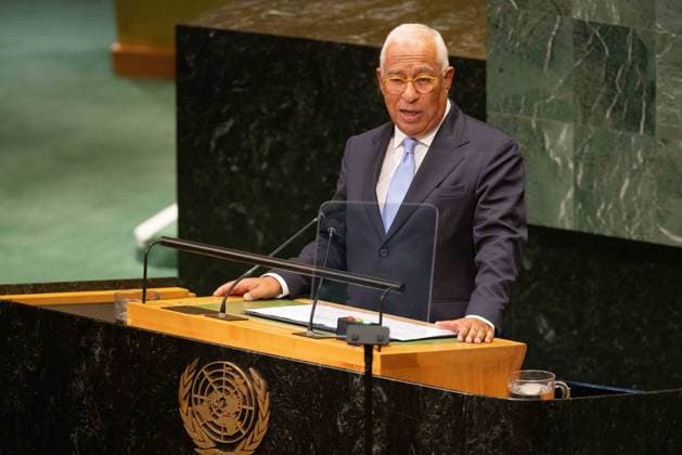 September 24, 2026, New York City, USA: President of the European Council AntoÂ³nio Costa addresses the General Debate of the 81st session of the United Nations General Assembly at the UN Headquarters in New York City New York City USA - ZUMAl194 20260924_zip_l194_014 Copyright: xMarekxLadzinskix