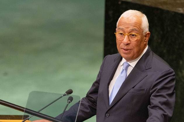 September 24, 2026, New York City, USA: President of the European Council AntoÂ³nio Costa addresses the General Debate of the 81st session of the United Nations General Assembly at the UN Headquarters in New York City New York City USA - ZUMAl194 20260924_zip_l194_017 Copyright: xMarekxLadzinskix